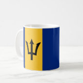 Barbados Flag Keramik Tasse (Vorderseite Links)
