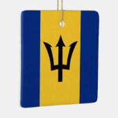 Barbados Flag Keramikornament (Rechts)