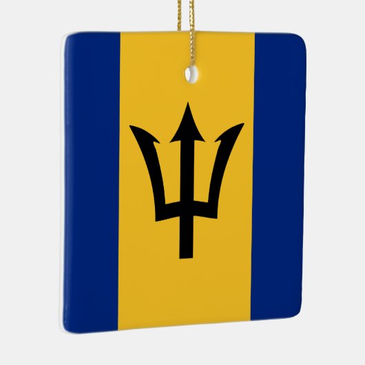 Barbados Flag Keramikornament (Rechts)