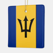 Barbados Flag Keramikornament (Links)