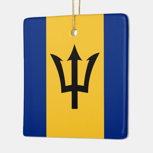 Barbados Flag Keramikornament (Links)