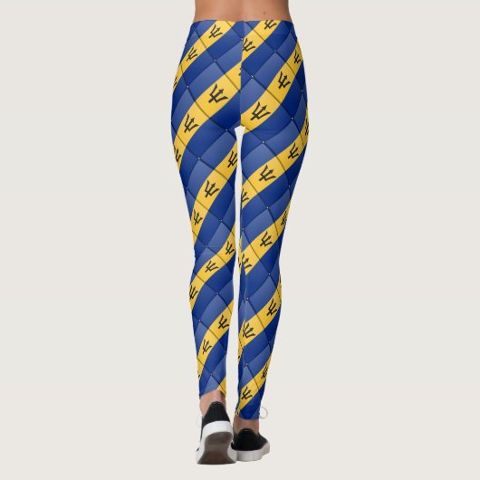 Barbados Flag Leggings (Rückseite)