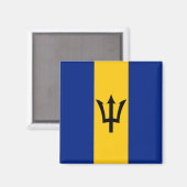 Barbados Flag Magnet (Vorderseite/Rückseite)