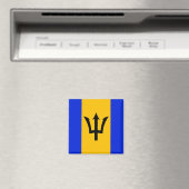 Barbados Flag Magnet (In Situ (Geschirrspüler))