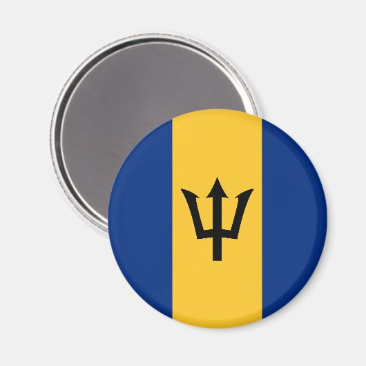 Barbados Flag Magnet (Vorderseite/Rückseite)