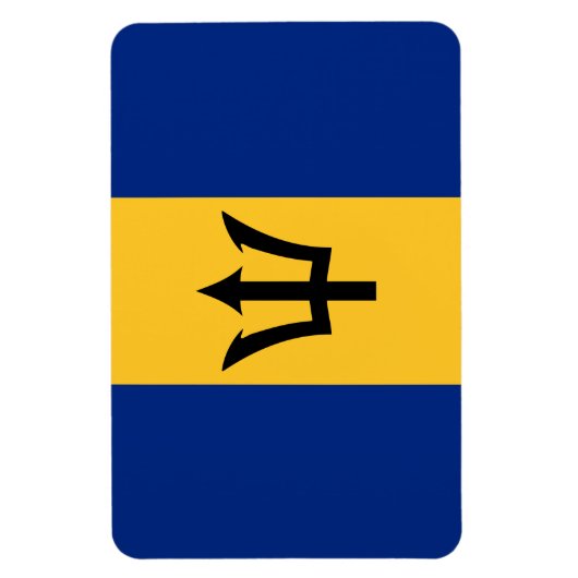 Barbados Flag Magnet (Vertikal)