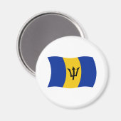 Barbados-Flag-Magnet Magnet (Vorderseite/Rückseite)