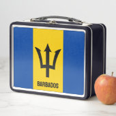 Barbados Flag Metall Brotdose (Beispiel)