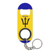 Barbados Flag Mini Flaschenöffner (Rückseite)