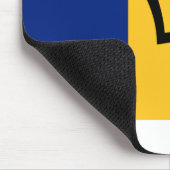 Barbados Flag Mousepad (Ecke)