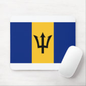 Barbados Flag Mousepad (Mit Mouse)