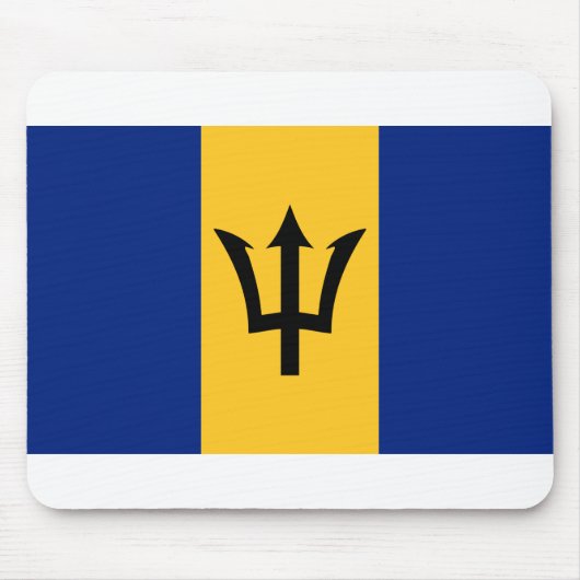 Barbados Flag Mousepad (Vorne)