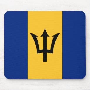 Barbados Flag Mousepad