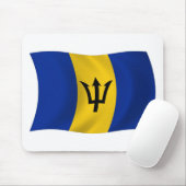 Barbados Flag Mousepad (Mit Mouse)