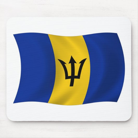 Barbados Flag Mousepad (Vorne)