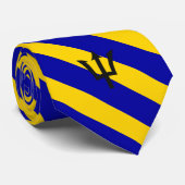 Barbados Flag Neck Tie Krawatte (Gerollt)