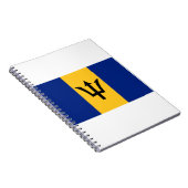 Barbados Flag Notizblock (Rechte Seite)