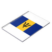 Barbados Flag Notizblock (Linke Seite)