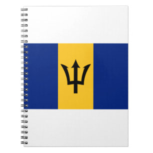 Barbados Flag Notizblock