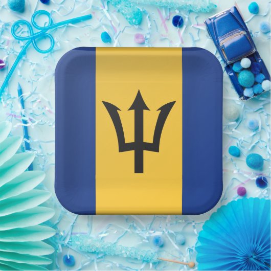 Barbados Flag Paper Teller (Party)