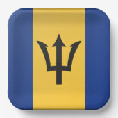 Barbados Flag Paper Teller (Vorderseite)