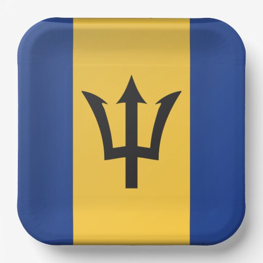 Barbados Flag Paper Teller (Vorderseite)