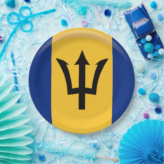 Barbados Flag Paper Teller (Party)