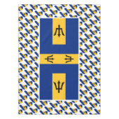 BARBADOS FLAG Patriotic Tischdecke (Vorderseite)