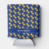 BARBADOS Flag Personalisiert Dosenkühler (Rückseite)