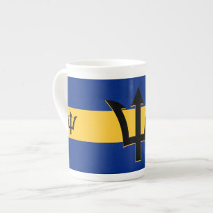 Barbados Flag Porzellantasse