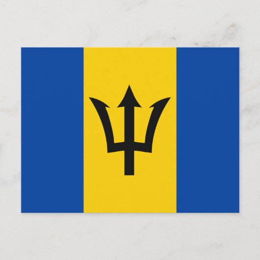 Barbados Flag Postkarte (Vorderseite)