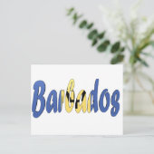 Barbados Flag Postkarte (Stehend Vorderseite)