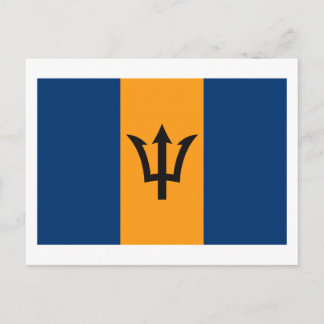 Barbados Flag Postkarte