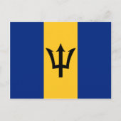 Barbados Flag Postkarte (Vorderseite)