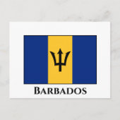 Barbados Flag Postkarte (Vorderseite)