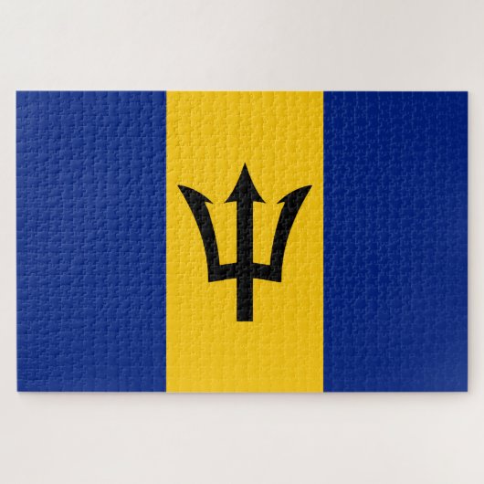 Barbados Flag Puzzle (Horizontal)