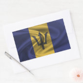 Barbados Flag Rechteckiger Aufkleber (Umschlag)