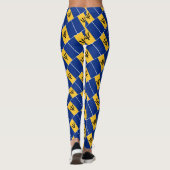 BARBADOS FLAG Scripting Personalisiert Leggings (Rückseite)
