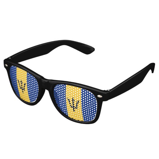 Barbados Flag Sonnenbrille (Schrägansicht)