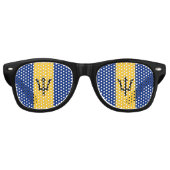 Barbados Flag Sonnenbrille (Vorderseite)