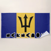 Barbados Flag  Strandtuch (Vorderseite)