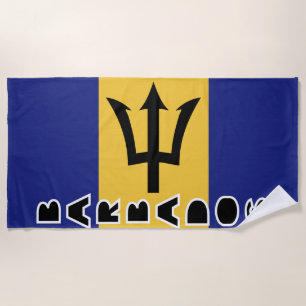 Barbados Flag  Strandtuch