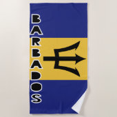 Barbados Flag  Strandtuch (Vorderseite)