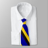 Barbados Flag Stripfarben Neck Tie Krawatte (Gebunden)