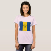 Barbados Flag T-Shirt (Vorne ganz)