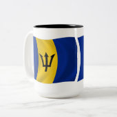 Barbados Flag Tasse (Vorderseite Links)