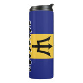 Barbados Flag Thermosbecher (Nach links gedreht)