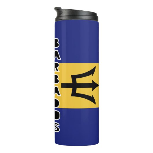 Barbados Flag Thermosbecher (Nach rechts gedreht)