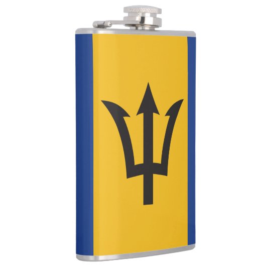 Barbados Flag total groß Flachmann (Rechts)