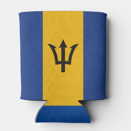 Barbados Flag Totally Dosenkühler (Rückseite)